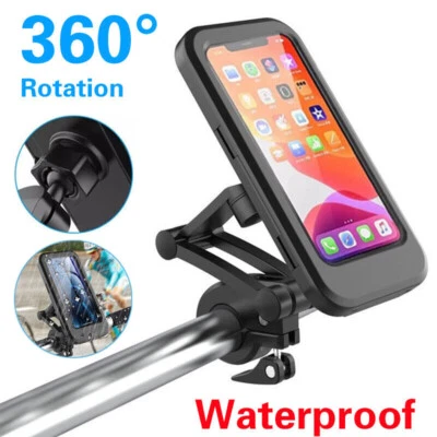 For Delivery Drivers Waterproof Case Motorcycle Phone Holder Bicycle Bike Mount - image 1 of 4