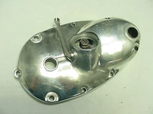 TRIUMPH PRE UNIT RIGID OUTER TRANSMISSION COVER PART # T411 CAST IN IT, GOOD THR - Picture 1 of 5