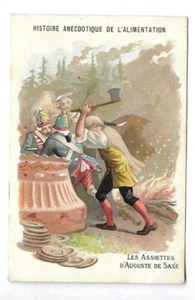 Les assiettes d'Auguste de Saxe - Alimentation - Chromo chicorée Williot - Picture 1 of 2