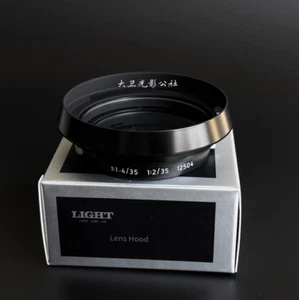 New Metal Light lens lab Lens Hood E39 with UV Filter Leica 12504 M35/2 M35/1.4 - Picture 1 of 17
