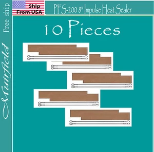 New PFS-200 8" Impulse Heat Sealer Replacement Element Kit / 10 kits - Picture 1 of 2