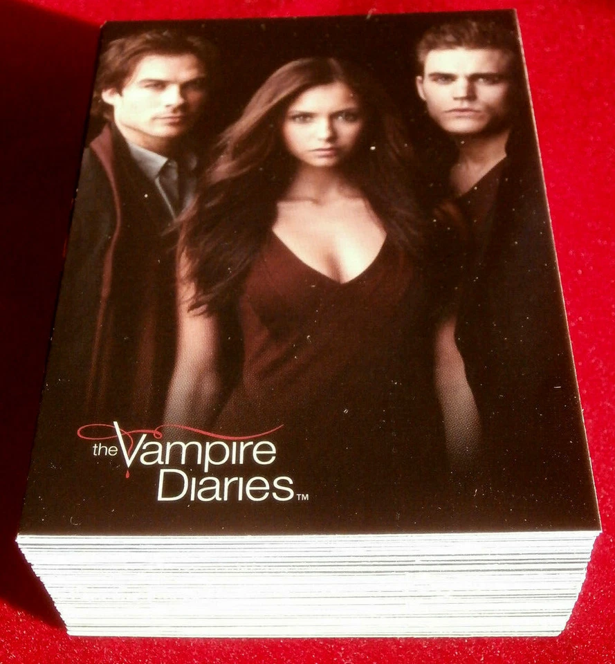VAMPIRE DIARIES - Season 1 - COMPLETE BASE SET (63 Cards) - Cryptozoic 2011 - Image 1 of 4