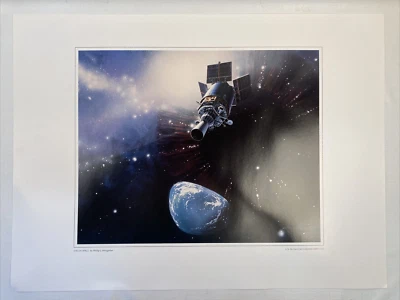 "Litografía Ojos en el espacio de Phillip J. Weisgerber USAF 2001 17""x23""" Foto 1 de 4