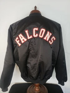 🔥🚨Vintage Chalk Line XL Atlanta Falcons Starter Style Spellout Rare Jacket EUC - Picture 1 of 12