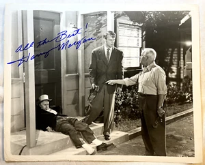 Harry Morgan AUTOGRAPHED 8x10 Photo Champ for a Day 1953 M*A*S*H ACTOR - Picture 1 of 2
