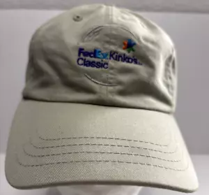 Fedex Kinkos Classic Golf Tournament Cap Adjustable Tan Champions Tour LOGO - Picture 1 of 7