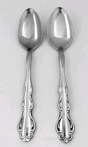 Reed & Barton Regency Besteck Teelöffel 2 Luxus Edelstahl Löffel Vintage Teelöffel - Bild 1 von 6