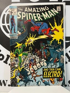 Amazing Spider-Man #82 Marvel Comic Book Electro Appearance Very Good Condition - Picture 1 of 4