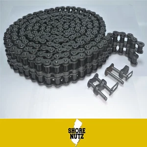 20B-2 BRITISH METRIC Roller Chain 10FT W/2 Master Links 1-1/4" PITCH 20B 20B2 - Picture 1 of 1
