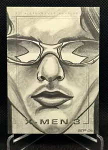 2006 X-Men 3: The Last Stand SketchaFEX Sketch Card Sean Pence Cyclops - Picture 1 of 2