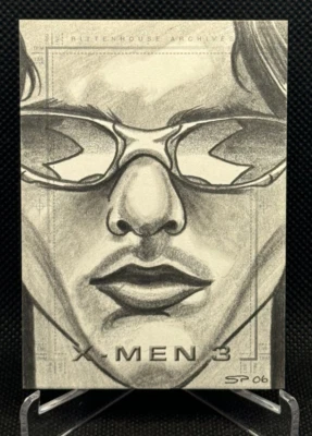 2006 X 战警 3: The Last Stand SketchaFEX 素描卡 Sean Pence 独眼巨人 — 第 1/2 张图片