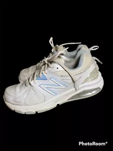 Control de movimiento New Balance WX857WB2 857v2 - blanco/azul - talla 7,5 para mujer - Imagen 1 de 5