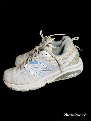 New Balance WX857WB2 857v2 Motion Control -  White/Blue - Women’s Size 7.5 - Image 1 of 4