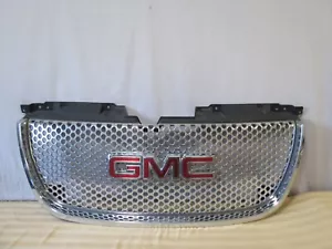 07 08 09-14 GMC Yukon Denali Front UPPER Bumper Grille Grill Mesh Chrome OEM - Bild 1 von 9