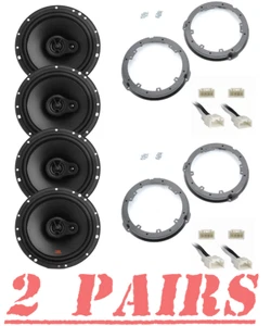 4) JBL2634 6.5" 3-Way Front & Rear Coaxial Speakers for 2013-UP Ford Vehicles - Picture 1 of 3