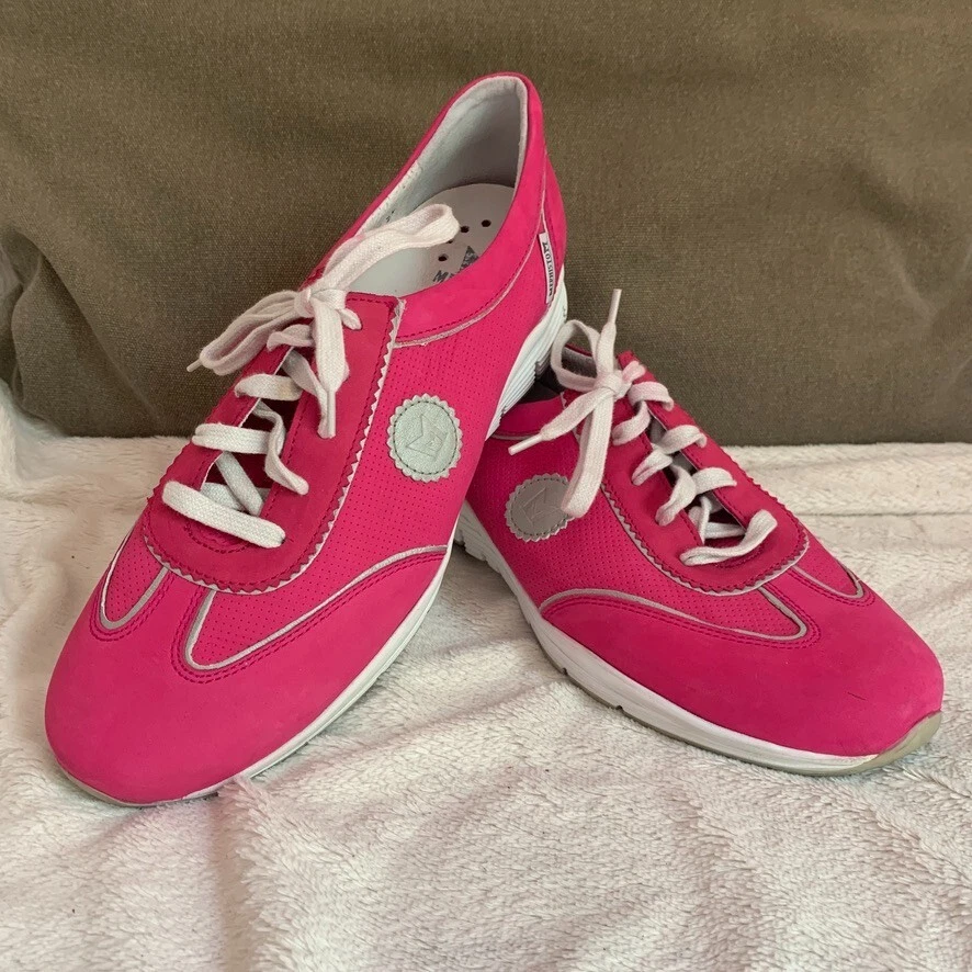 Женские кроссовки Mephisto Yael Runoff Air Jet System премиум-класса розовая кожа размер США 9 - Изображение 1 из 4