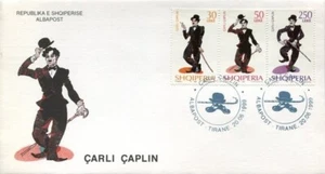 Albania Stamps 1999. Charlie Chaplin (1889-1977). FDC Mi 2696-2698 - Picture 1 of 1