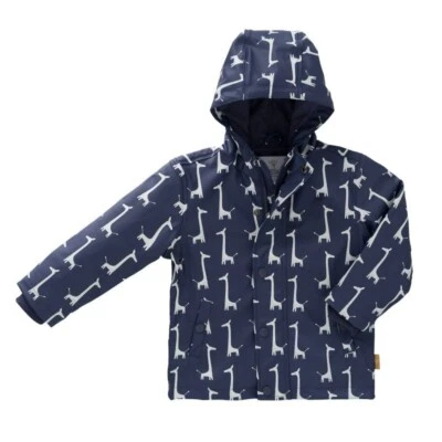 WATERPROOF RAINCOAT FRESK BLUE GIRAFFE 8 YRS - Image 1 of 4