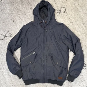 Volcom Jacket Coat MEN'S LARGE Color Gray Great Condition Puffer - Picture 1 of 11