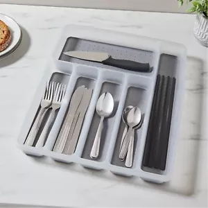 Homelife Unisex Plastic Cutlery Organiser Tray Trays - Picture 1 of 2