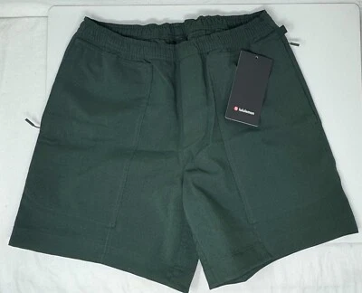 Lululemon Relaxed Fit Pull On Short Light Woven 7" Legacy Green   Size M Medium - Image 1 of 3