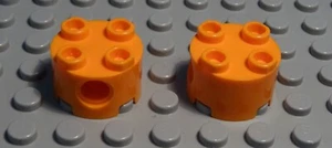 Lego Technic piedra perforada redonda 2x2 naranja 2 piezas (2431 #) - Imagen 1 de 1