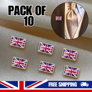 Union Jack Flag Lapel Pin Badge Chest Great Britain United Kingdom Metal Lapel - Picture 1 of 5