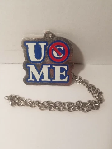JOHN CENA U Can't See Me Pendant Necklace WWE With 24" Rope Chain 2011 Authentic Cover