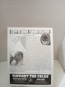 Comic Con Frank Infantino Advertisement Autographed - Picture 1 of 4