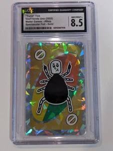 2022 VeeFriends Uno Spectacular Foil Turnt Tick CGC 8.5 - Picture 1 of 2