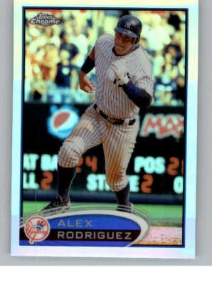 2012 Topps Chrome Refractors #49 Alex Rodriguez (ref 142024) - Image 1 of 2