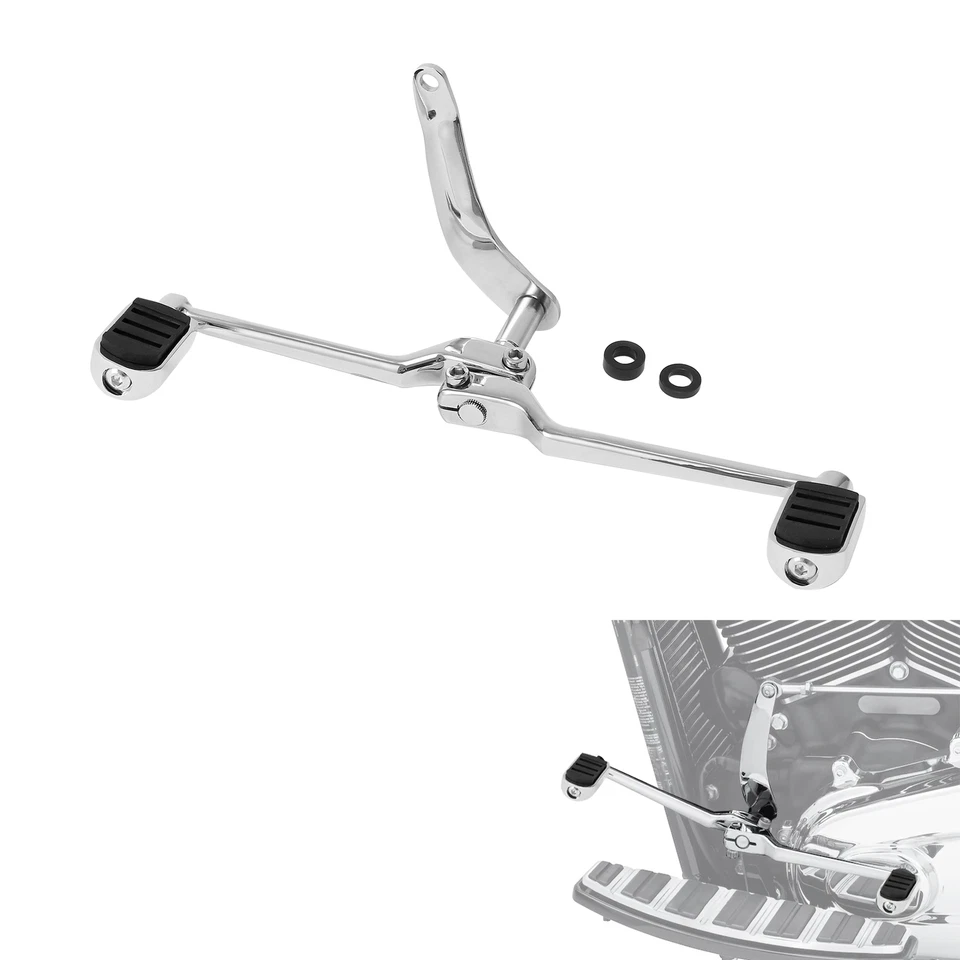 Heel Toe Shift Lever Shifter Rod Lever Pegs For Harley Softail Fat Boy 2007-17 - Image 1 of 4