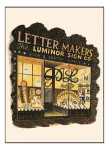 High Street Series: letter-maker by Eric Ravilious - 23x16" (A2) - Picture 1 of 1