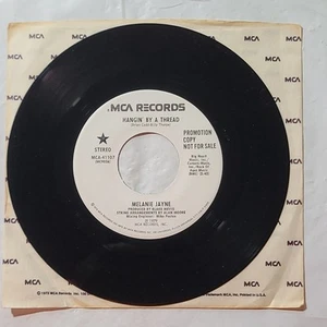 Melanie Jayne ~ Hangin' By A Thread/ Same ~ MCA Promo 45 RPM Record - Picture 1 of 4