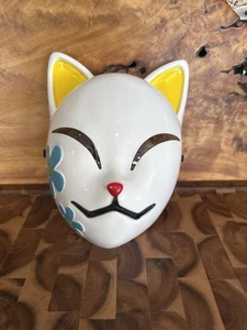 Máscara de Zorro Kawaii Kitsune - Disfraz de Cosplay Gato Blanco Zorro Máscara Espíritu - Imagen 1 de 9