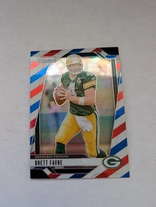 Panini Prizm 2024 - Brett Favre #110 rojo blanco y azul Prizm - Imagen 1 de 2