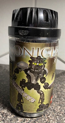 Lego Bionicle: Toa Nuva Onua Nuva Set #8566 Incomplete in Canister - Image 1 of 4