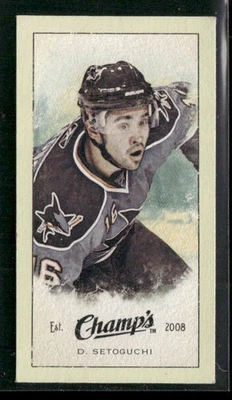 2009-10 Upper Deck Champ's  Devin Setoguchi #326 Parkhurst Mini Green Back 1:640 - Image 1 of 2