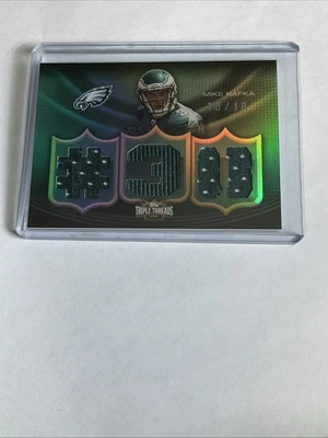 2010 Topps Triple Threads #18/18 Mike Kafka RC Eagles Mahomes QB Coach Giants - Image 1 of 2
