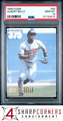 Fleer #83 1996 Albert Belle Indians PSA 10 Foto 1 de 3