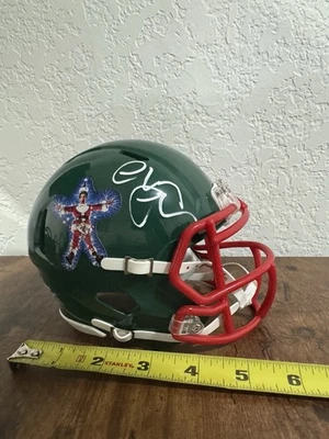 Mini Casco Chevy Chase Autografiado Vacaciones de Navidad BAS Autenticado Foto 1 de 3