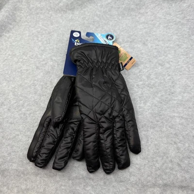 Isotoner Gloves Womens Sz S Fleece Lined Smart Dri Works Touchscreen Black NWT - Image 1 of 4