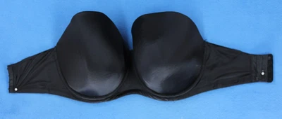 Sujetador negro sin tirantes forrado con aros Curvy Kate talla 30K #H7769 Foto 1 de 4