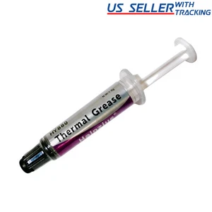 High Performance Silver Thermal Compound Paste Grease CPU GPU Syringe Tube Gray - Afbeelding 1 van 3