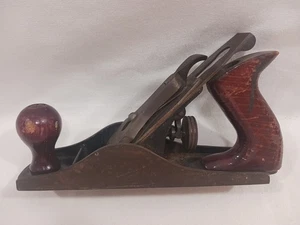 Avión de madera vintage Sargent #408 para carpintería 9,5" hecho en EE. UU. Manijas sólidas en muy buen estado - Imagen 1 de 24