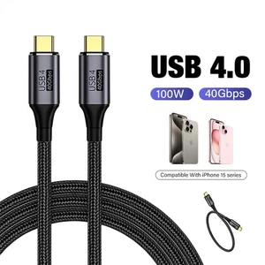 90 Type C USB C to USB C Fast Charging Cable Cord for iPhone 15 16 Pro PD 100W - Picture 1 of 9