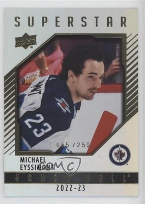 2022-23 Upper Deck Series 2 Honor Roll Rainbow /250 Michael Eyssimont Rookie RC - Image 1 of 2