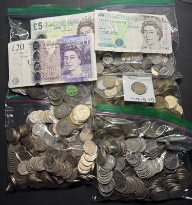 GREAT BRITAIN UK Forex £288.6 Pounds GBP $383 Cash Money Foreign Exchange Lot FX - Image 1 of 4