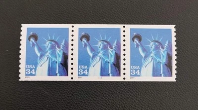 US Stamps Sc#3476 Statue of Liberty Coil of PNC3. MNH. Free Shipping! - Image 1 of 3