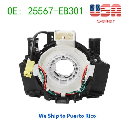 Spiral Cable Clock Spring 25567-EB301 For 2007-2012 Nissan Tiida Pathfinder V6 - Image 1 of 4